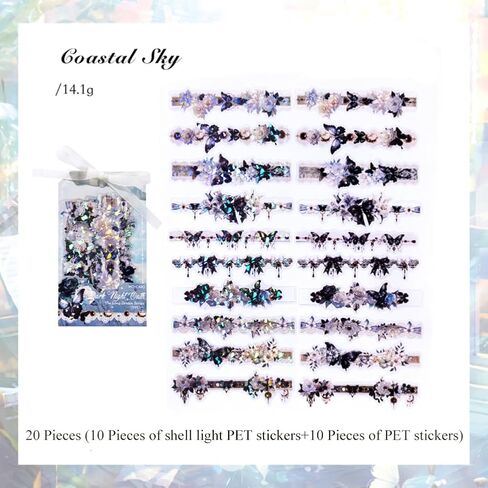 Mafeloe 20 Pitch Pet Scrapbook Stickers ، اللوازم الجمالية لمجلة Junk Bullet Diary Album Calendars Decoration-Long Strip Butterfly & Flower-Pink (D-Y3-L-YCMJ) in Saudi Arabia