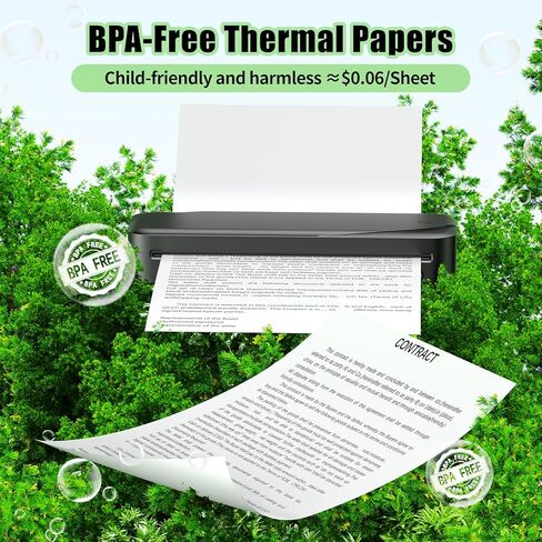 الورق الحراري Phomemo A4 ، ورقة طابعة حرارية M08F متوافقة مع M08F-Letter M832 M833 M835 M836 & Brother Letter Portable Printer ، حجم 8.27 "x11.69" ، 200 ورقة in Saudi Arabia