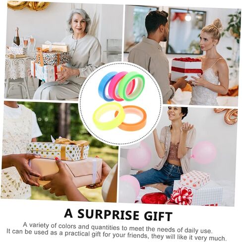 Lurrose 5 Rolls Transparent Reading Tabes Tabs Sticky Tabs لتسليط الضوء على الجمل للاستخدام المدرسي والمكاتب في التركيز والتركيز in Kuwait