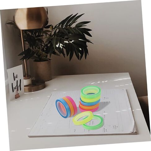 Lurrose 5 Rolls Transparent Reading Tabes Tabs Sticky Tabs لتسليط الضوء على الجمل للاستخدام المدرسي والمكاتب في التركيز والتركيز in Kuwait