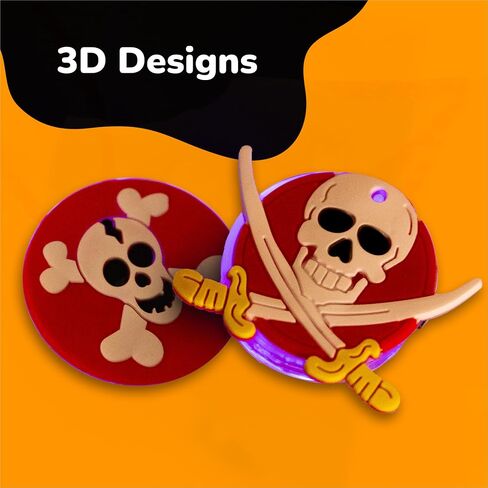 ArtCreativity Halloween Light Up Skull Necklaces - Pack of 26 - Spooky LED Set - Glow Necklaces for Trick or Treat Party Favors - Halloween Decoration Party Supplies in Saudi Arabia