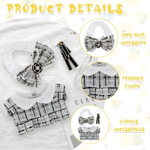 2Pcs Clothes for 17cm Doll, Anime Cosplay Dress Cute Doll Outfit Accessories,Stylish Outfit for Boys Girls Birthday Collectors in Saudi Arabia
