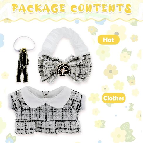 2Pcs Clothes for 17cm Doll, Anime Cosplay Dress Cute Doll Outfit Accessories,Stylish Outfit for Boys Girls Birthday Collectors in Saudi Arabia