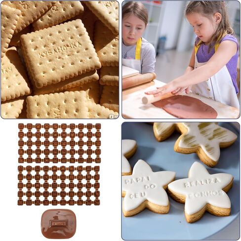 Number & Letter Stamps for Clay,Practical Clay Stamps, Small Fondant Embosser Cookie Cutters for Cake Baking DIY Projects Polymer Craft Tool in Kuwait