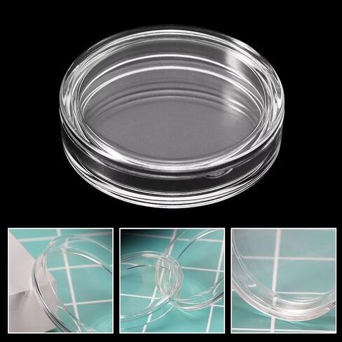 5pcs شفافة 38.6 مم مستديرة من أكريليك العملة تخزين علبة التخزين صندوق تخزين الحاويات كبسولات الحاويات ، مستلزمات جمع العملة المعدنية ، صواني العملات المعدنية وصناديق العملة ، النماذج ، حفظ السجلات ومعالجة الأموال (2 أوقية) in Saudi Arabia