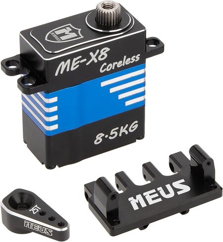 MEUS Racing High Torque 12.5KG SCX24 Servo with Mount and Servo Horn for SCX24 1/24 RC Crawler Upgrades Parts (12.5KG) in Kuwait