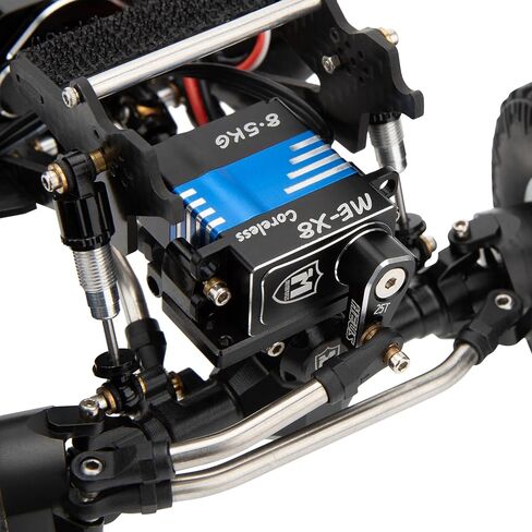 MEUS Racing High Torque 12.5KG SCX24 Servo with Mount and Servo Horn for SCX24 1/24 RC Crawler Upgrades Parts (12.5KG) in Kuwait