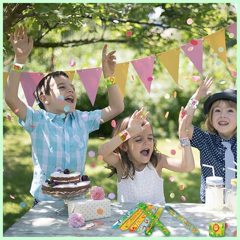 Viicoor Slap Bracelets for Kids 30PCS Ocean Animals Slap Bands Party Gadget Fillers Favors Multicolour in Kuwait