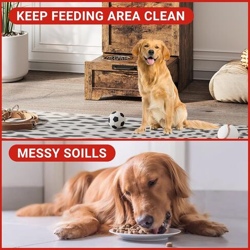 Elevated Dog Feeding Station with 2 Stainless Steel Bowls, Top-Access Pet Food Storage Cabinet & Toy Organizer, Pet Dining Furniture for Kitchens/Laundry Rooms, Brown in Saudi Arabia