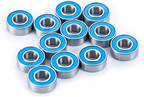12pcs/Lot Steel Rubber Seal Ball Kit to Tamiya Frog و Super Blackfoot و Stadium Blitzer Upgrade Accessories in Saudi Arabia