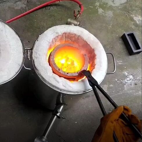 LSMIITTH 12-16KG Crucible Tongs and Lifter - 2 in 1 Metal Casting Foundry Tool Smelting Casting Tools Gas Metal Melting Furnace Tools A in Kuwait