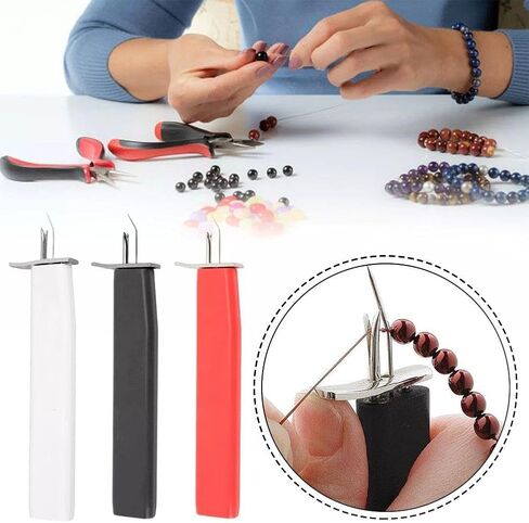 أداة Knotting Bead السوداء إنشاء عقدة آمنة للمجوهرات لصنع المجوهرات DIY المجوهرات اللؤلؤة الأدوات الديكور الأدوات الأدوات in Kuwait