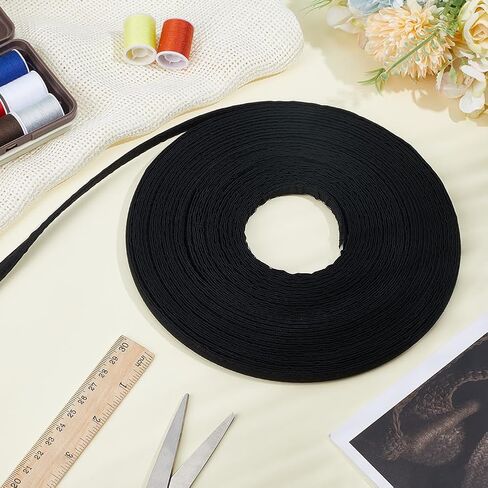 12 Yards (10.97m) مشد BONING POLYESTER BONING لخياطة القطن البلاستيكي المغطى براون سود in Kuwait