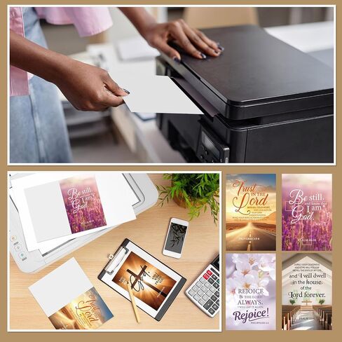 100 Pcs Church Bulletins Paper Bulk 11 x 8.5 Inch Church Worship Bulletins Welcome the Congregation Cards Bible School Study Supplies for Share Bible Information, 10 Styles in Saudi Arabia