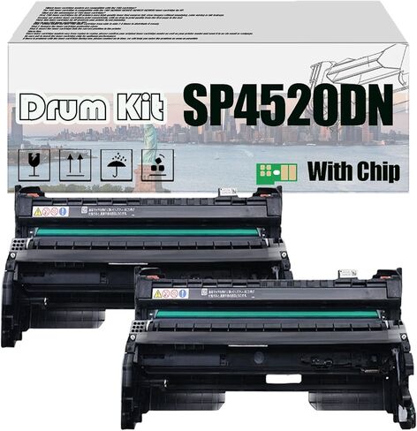 مجموعة أسطوانة التصوير SP4520DN ، متوافقة مع RICOH SP4520DN MP401SPF MP402SPF PRINTERS 【مستوى طباعة عالية مع رقاقة】 1 PCS in Kuwait