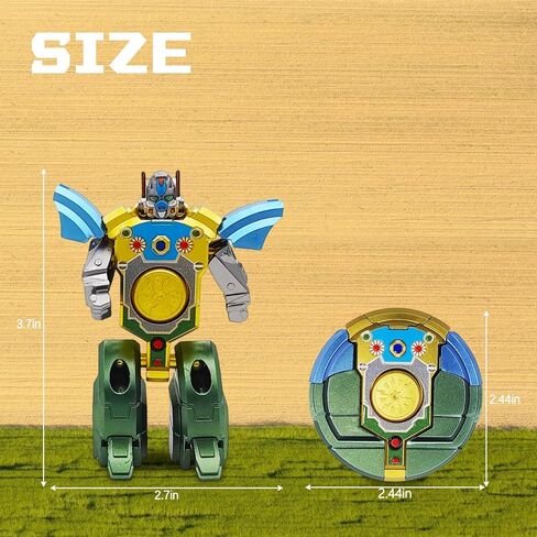 6pcs spinners transformable fidget for Kids Party Forms ، ألعاب Robot Robot القابلة للتشوه تململ تململ ، وجوائز فصول الجيروس الجيروس الحسية. in Kuwait