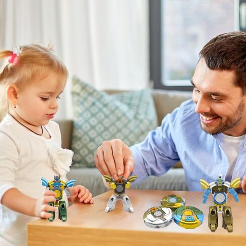 6pcs spinners transformable fidget for Kids Party Forms ، ألعاب Robot Robot القابلة للتشوه تململ تململ ، وجوائز فصول الجيروس الجيروس الحسية. in Kuwait