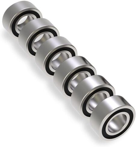 Traxxas 9745R Ball Bearing Set, Transmission, Black Rubber Sealed (6x2.5mm Bearings (6)) in Saudi Arabia