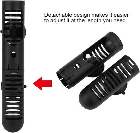 FDIT Aquarium Fish Heater Protection Case Desactable Design Design for Fish Water مع أكواب الشفط (#3) in Saudi Arabia