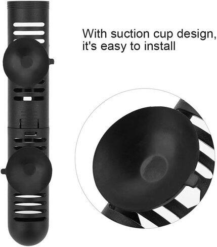 FDIT Aquarium Fish Heater Protection Case Desactable Design Design for Fish Water مع أكواب الشفط (#3) in Saudi Arabia