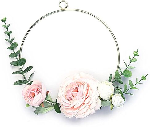 SJDWDX 3pcs 16 Inch Large Metal Floral Hoop Wreath Macrame Silver Craft Hoop Rings for DIY Floral Wedding Wreath Decor, Dream Catcher Wall Hanging Crafts 40cm in Saudi Arabia