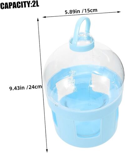 MERRYHAPY 2pcs Pigeon Water Feeding Dispenser Large Mouth Bird Waterer for Racing Pigeons Chickens Easy Clean Drinkers for Cage Supplies Durable and Versatile Water Bottles in Saudi Arabia
