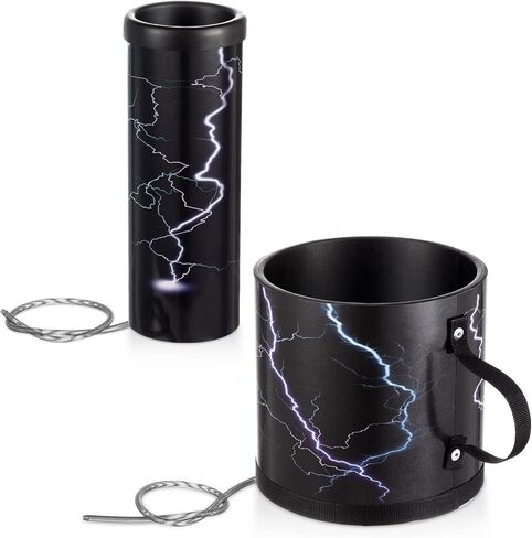 Hiboom 2 PCS Tube Tube and Thunder Sticks Maker ، رسومات عاصفة من طبل الربيع ، 5.9 "قطر ، 5.9" طول وقطر 3.14 "، 8.4" طول) in Saudi Arabia
