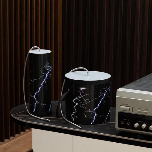 Hiboom 2 PCS Tube Tube and Thunder Sticks Maker ، رسومات عاصفة من طبل الربيع ، 5.9 "قطر ، 5.9" طول وقطر 3.14 "، 8.4" طول) in Saudi Arabia