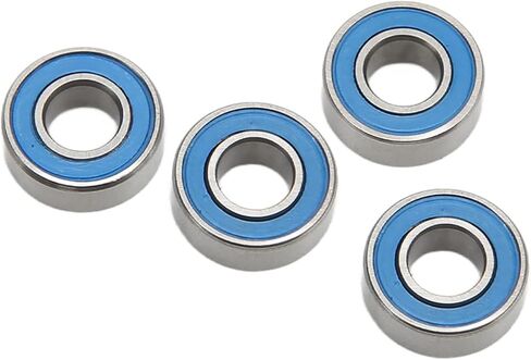 Rubber Sealed Bearing Kit High Performance Stainless Steel Ball Bearings for RC Car Wheel Hub Fit for Tamiya Frog Super Blackfoot Stadium Blitzer Blue 12pcs 5x11x4mm in Saudi Arabia