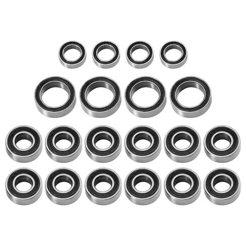 Compatible with Tamiya for TT01 for TT-01 TT-01E for TT-02B TT-01D 1/10 RC Car Upgrade Parts Accessories 20pcs Sealed Bearing Kit RC Car Accessories Spare in Kuwait