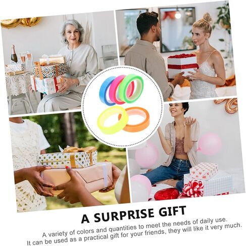 JOJOFUNY 5 ROLLS المنتجات المكتبية المريحة من أشرطة الجملة الشريطية المميتة لقراءة عسر القراءة تركيز مهارات التتبع البصري in Saudi Arabia