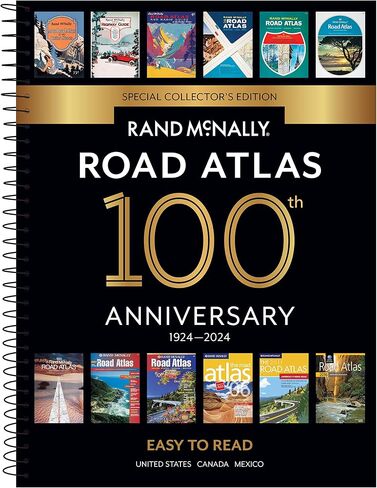 Rand McNally 2024 Midsize Easy to Read - 100th Anniversary Collector’s Edition in Saudi Arabia