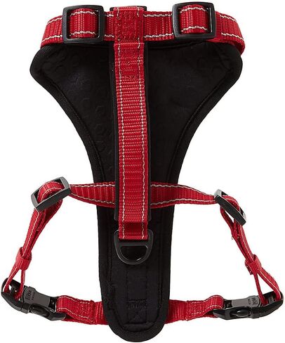 KONG Max Ultra Durable Neoprene Padded Chest Plate Dog Harness Offered by The Barker Company (Red, Small) in Saudi Arabia