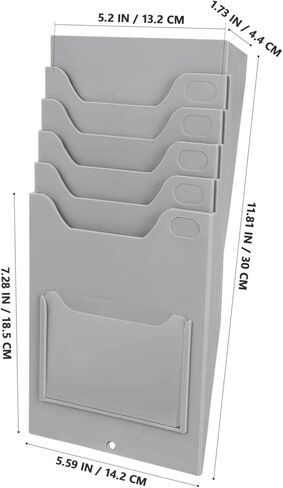 DOITOOL Service Life Material Card Rack Wall Mounted Cards Rack Warehouse Supplies Holder in Saudi Arabia
