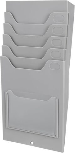 Warehouse Material Card Rack Employee Time Rack Small Card Holder Card Dividers Holders Card Pocket Cards Organizers Racks Wall Hanging Organizer Job Slot Light Plastic in Saudi Arabia