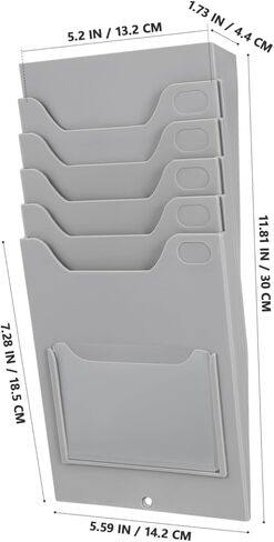 Housoutil Shelf Material Cards Organizer Position Rack for Efficient Document and Card Storage Warehouse Office in Saudi Arabia