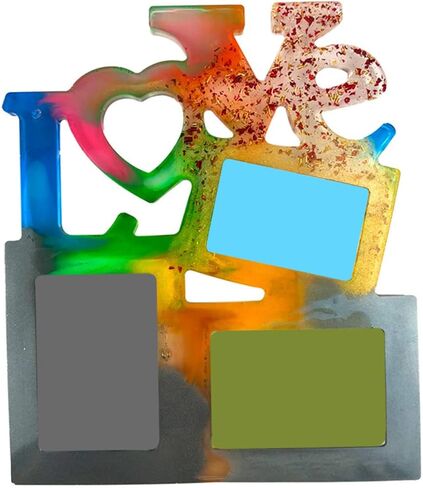 2pcs Mother's Day Picture Craft Photo Frame Silicone Professional Durable Easy Clean in Saudi Arabia