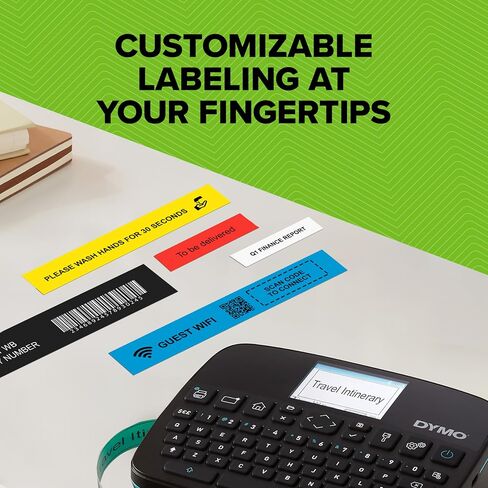 DYMO LabelManager Executive 640 CB Portable Label Printer | Compact Label Maker Machine with QWERTY Keyboard | Bluetooth & USB Connectivity | Compatible D1 Standard & Durable Labels in Saudi Arabia