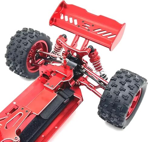 RC Car Parts For Wltoys 144001 144010 144016 124007 124008 124017 124019 Metal Tail Wing RC Car Parts And Accessories Upgrades And Replacements Repairs(Red) in Saudi Arabia