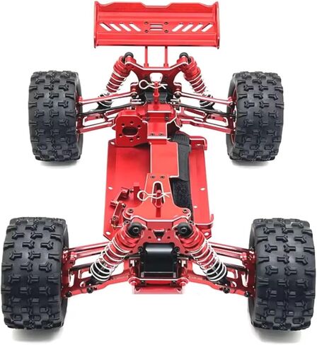 RC Car Parts For Wltoys 144001 144010 144016 124007 124008 124017 124019 Metal Tail Wing RC Car Parts And Accessories Upgrades And Replacements Repairs(Red) in Saudi Arabia