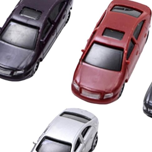 10x Mini Scale Model Cars المركبات المصغرة متعددة الأغراض 1/75 ديوراما لتخطيط طاولة الرمال شارع شارع مشهد وقوف السيارات in Saudi Arabia