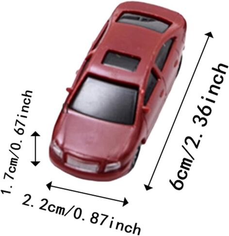 10x Mini Scale Model Cars المركبات المصغرة متعددة الأغراض 1/75 ديوراما لتخطيط طاولة الرمال شارع شارع مشهد وقوف السيارات in Saudi Arabia
