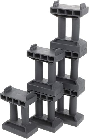 Totority 6PCS Train Bridge Pier Model للبنين والبنات ، يدعم جسر السكك الحديدية الزخرفية الملحقات الصعود لمجموعات قطار DIY ومشهد السكك الحديدية النموذجية in Kuwait
