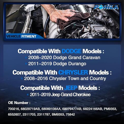 محرك منفاخ سخان HVAC مع قفص مروحة متوافق مع 2007- دورانجو 2007- جراند كارافان 2008-2013 كرايسلر تاون آند كانتري 2010- جراند شيروكي in Kuwait