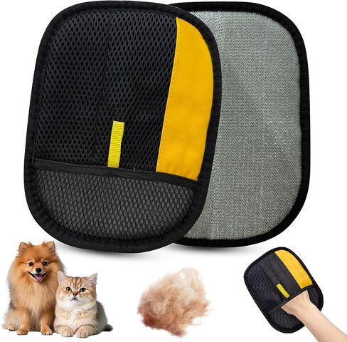 1 PCS electrostatic electrostatic pet hair glove ， القطط القابلة لإعادة الاستخدام الكلاب إزالة الشعر قفازات للأثاث صفائح سرير الأريكة مقعد سيارة السجاد in Saudi Arabia