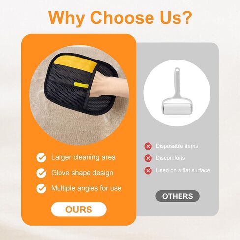 1 PCS electrostatic electrostatic pet hair glove ， القطط القابلة لإعادة الاستخدام الكلاب إزالة الشعر قفازات للأثاث صفائح سرير الأريكة مقعد سيارة السجاد in Saudi Arabia