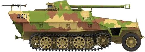 Das Werk 16022 1/16 SD.KFZ. 251/22 Pakwagon German WWII Halftrack ModelKit in Kuwait