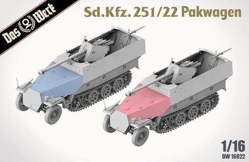 Das Werk 16022 1/16 SD.KFZ. 251/22 Pakwagon German WWII Halftrack ModelKit in Kuwait