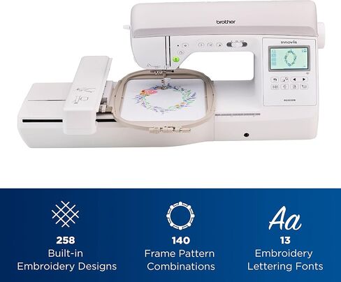 Brother Innov-ís NQ3550W Sewing and Embroidery Machine with Wireless Capability, White in Saudi Arabia