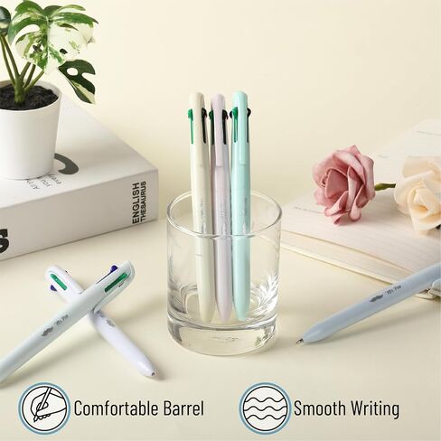 Mr. Pen- Ballpoint Multicolor Pen في واحد ، 4 في 1 ، 6 حزمة ، حبر ملون ، أقلام ملونة قابلة للسحب كلها في واحدة in Saudi Arabia